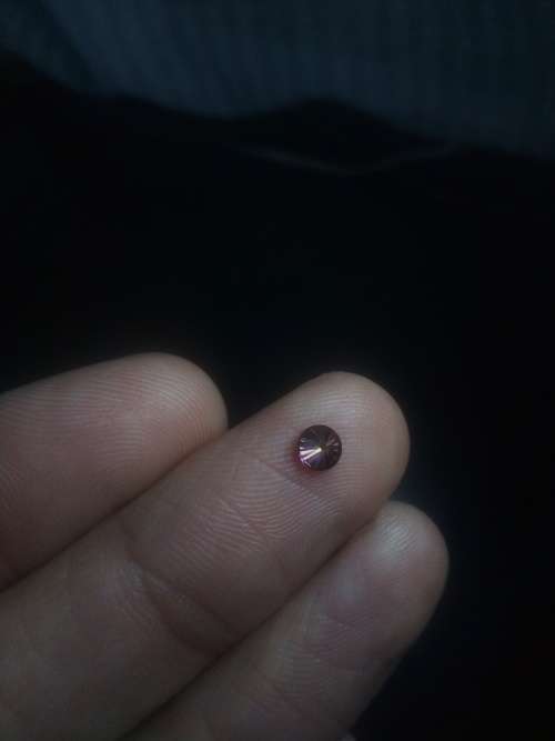 Natural 0.3 Cts Pink Purple Diamond Certified ( EGL )