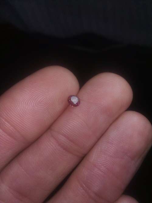 Natural 0.3 Cts Pink Purple Diamond Certified ( EGL )