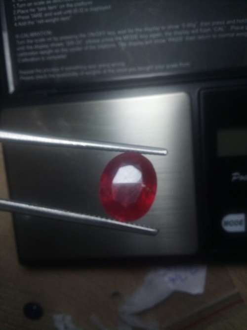 Natural 4.4 Ct Red Pink Ruby