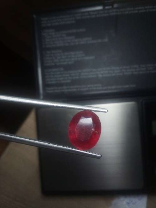 Natural 4.4 Ct Red Pink Ruby