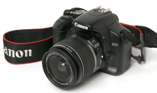 Canon EOS 450D with 18-55 3.5-5.6 IS Lens