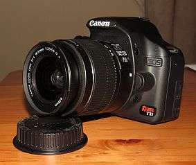 Canon EOS 500D with 18-55 3.5-5.6 IS kit lens