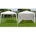3 x 6m Gazebo Folding Tent Marquee w/ Side Walls for Functions, Weddings, Events, Picnics - White