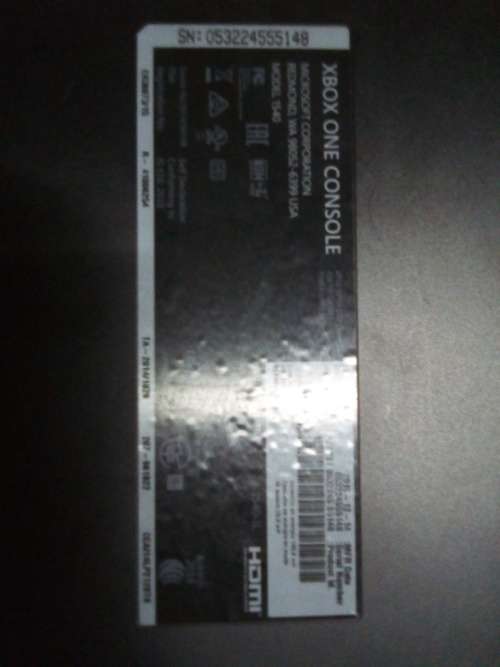 Xbox One 500GB Console (Spares or Repair)