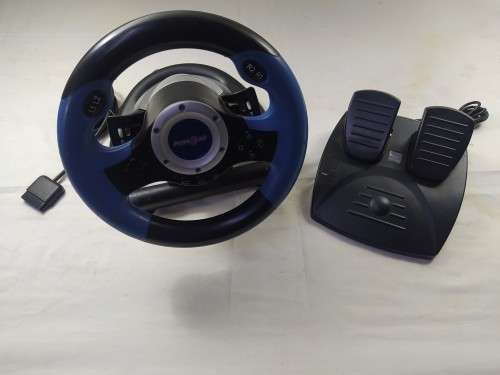 PlayStation 2 Steering Wheel and Paddles (Please read description)
