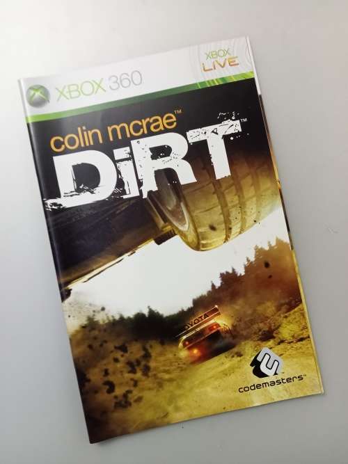 Colin Mcrae Dirt - MANUAL ONLY  (Xbox 360)