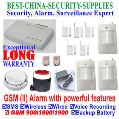 S3 10 Wireless + Wired Zone Home Intruder Burglar Alarm 3 GSM Band SMS Backup 5D