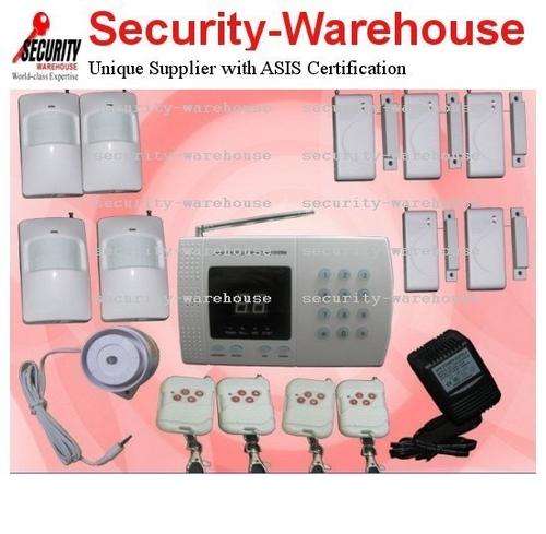 99 Zones Wireless Home Security Burglar Alarm PSTN Auto Dial 4 PIR 5 Door Sensor