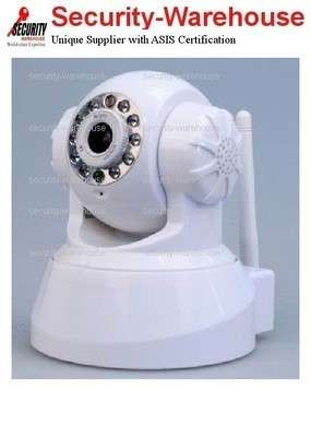 WIRELESS IP CAMERA AUDIO VIDEO WIFI PTZ IR Motion Detction ANDROID IPHONE WHITE