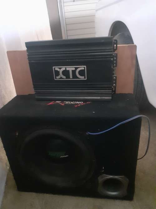 targa subwoofer 5000w dvc and XTC monoblock 6000w