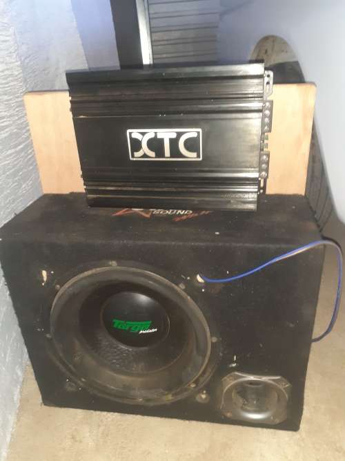 targa subwoofer 5000w dvc and XTC monoblock 6000w