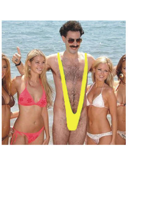 YELLOW BORAT MAN-KINI