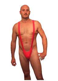 RED BORAT MANKINI