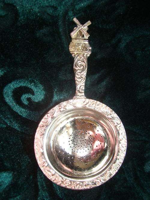 NOVALUX plate HOLLAND tea strainer