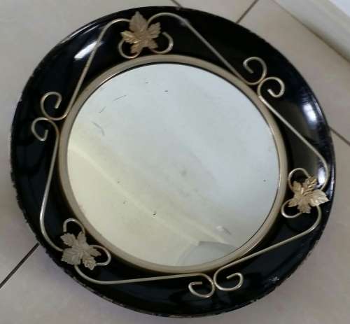 Vintage ART DECO CONVEX mirror