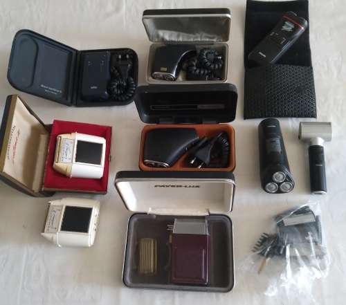 Philishave/Braun/Remington/Payer-lux/National electric shavers