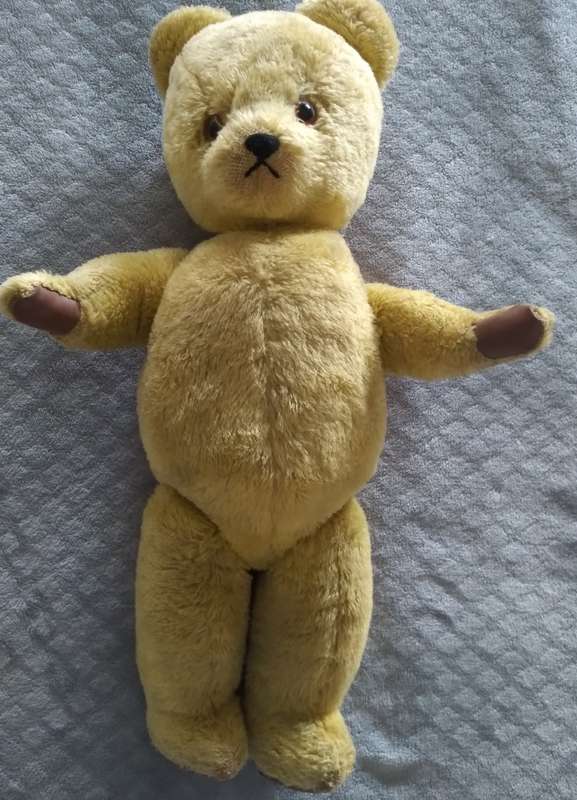vintage Teddy Bear with moveable neck arms and legs
