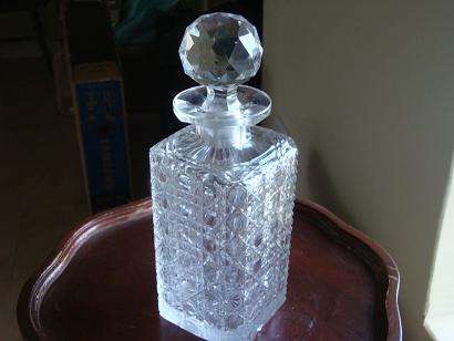 CUT GLASS DECANTER... BEAUTIFULL!!!