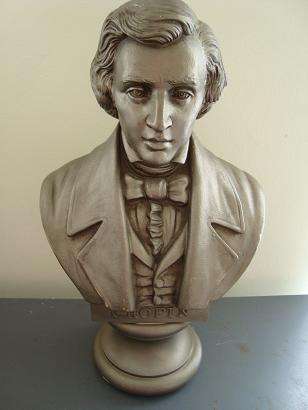 CHOPIN BUST FIGURE BY BELWIN INC 1968 - lovely piece this !!!