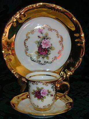 BAVARIA trio, made by Horst Kuba,Rheinfall, Germany - lovely !!!