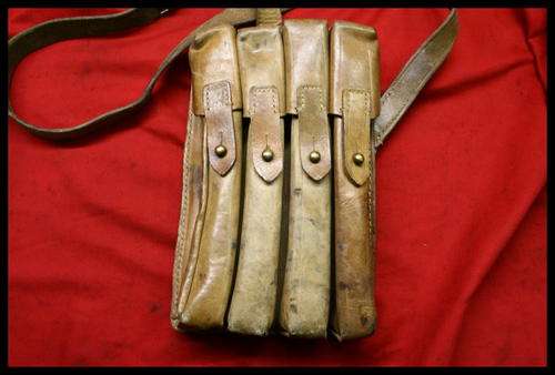 Yugoslavian SMG Leather Magazine Pouch