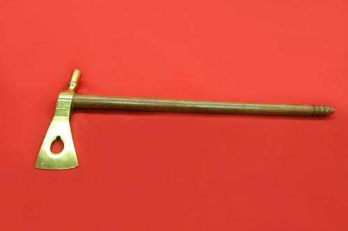 Indian TOMAHAWK brass head