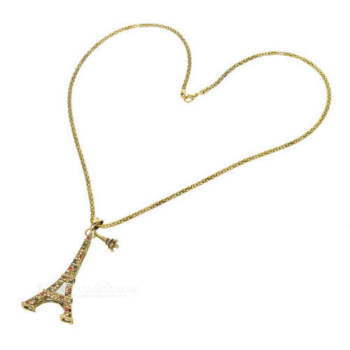 EIFFEL  TOWER  PENDANT NECKLACE