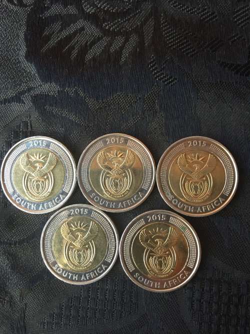 2015  EXCELLENT  CONDITION  R5  GRIQUA  TOWN  COINS