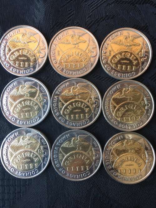 2015  EXCELLENT CLEAN CONDITION  R5  GRIQUA  TOWN  COINS