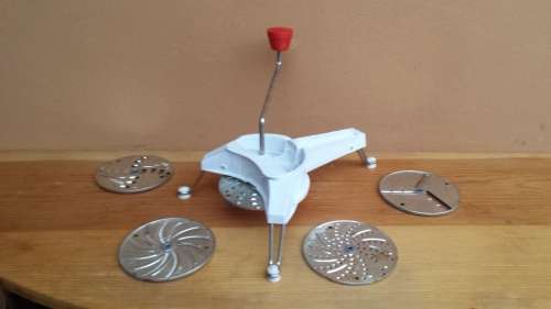 Plastic Moulinex hand grater.