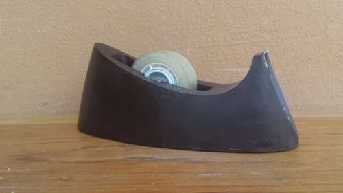 Small old tape dispenser.