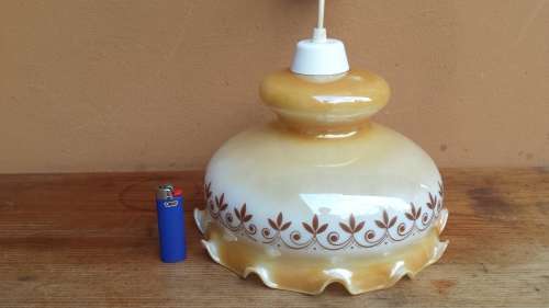 Beautiful retro glass ceiling light