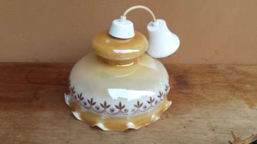 Beautiful retro glass ceiling light