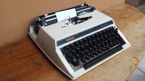 Awesome Brother portable typewriter.
