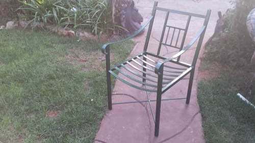 Beautiful, large metal garden set.