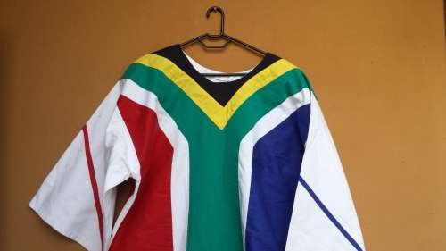 Lovely SA flag dress.