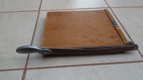 Old Diamond guillotine.