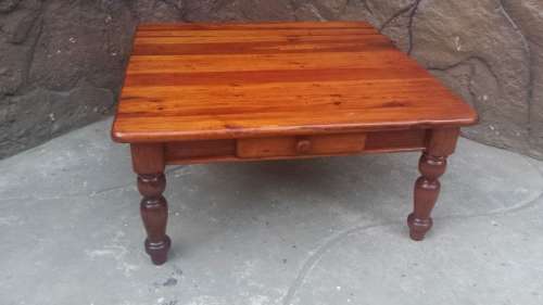 Beautiful square solid wood coffee table.