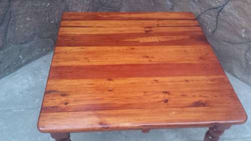 Beautiful square solid wood coffee table.