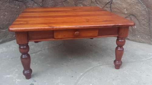 Beautiful square solid wood coffee table.