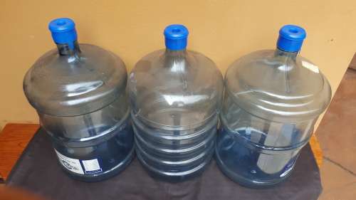 Set of 3 20lt water bottles.