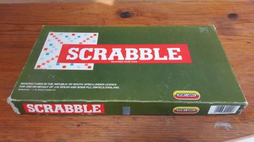 Awesome old Scrabble game.