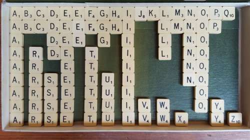 Awesome old Scrabble game.