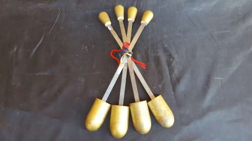 Set of 4 old shoe stretchers.