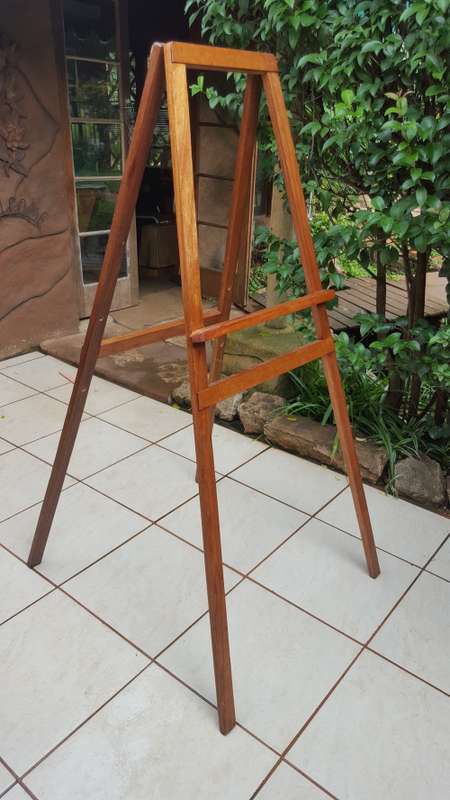 Lovely old double wooden easel.