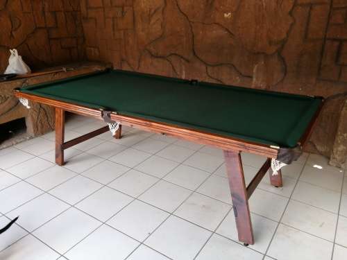 Beautiful, large, old fold up snooker table.