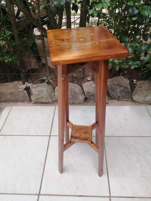 Lovely old oregan plant stand.