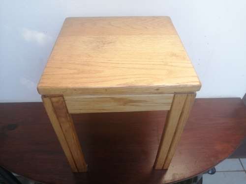 Lovely solid oak side table.