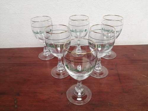 Beautiful set of 6 Irish coffee glasses.