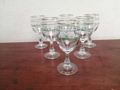 Beautiful set of 6 Irish coffee glasses.